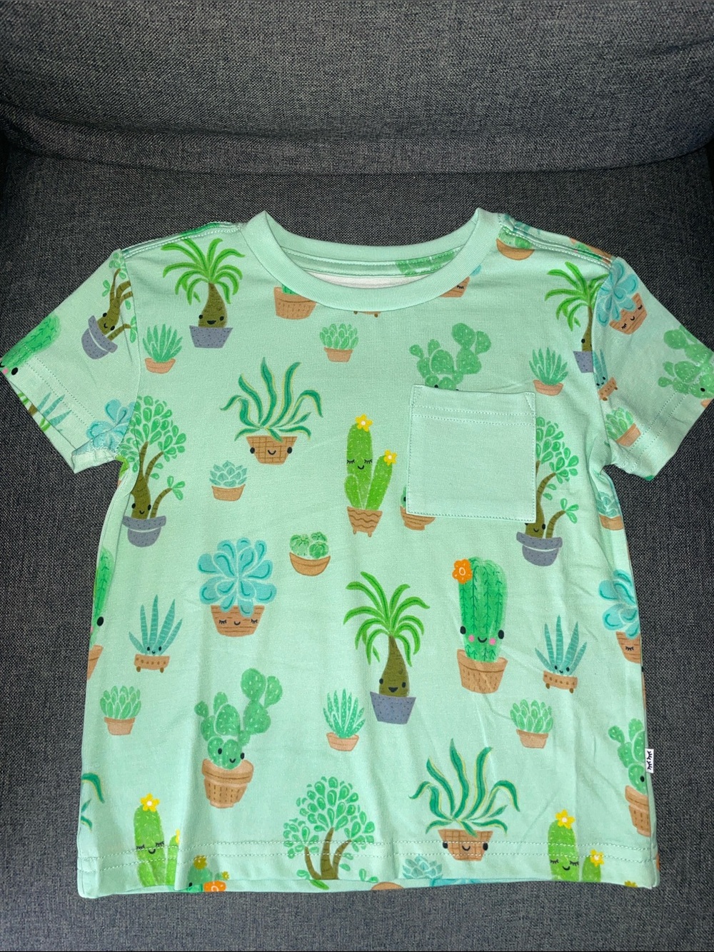 Little Sleepies Succulent Pocket Tee